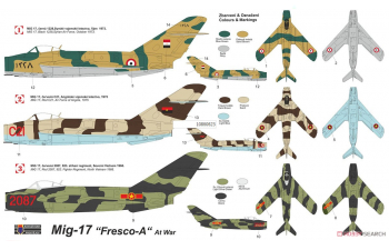 Сборная модель MiG-17 „Fresco-A“ At War