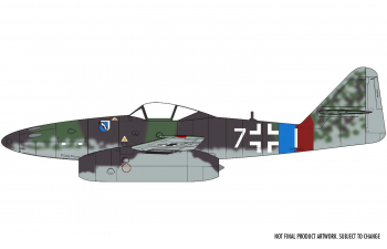 Сборная модель Самолет Messerschmitt Me262A-2a ‘Sturmvogel’