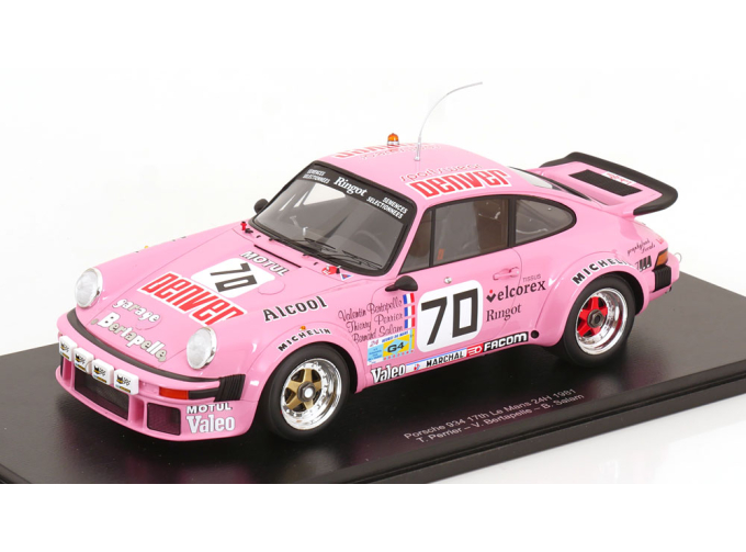 PORSCHE 934 Turbo №70  Winner GT Class 24h Le Mans, Bertapelle/Perrier/Salam (1981)