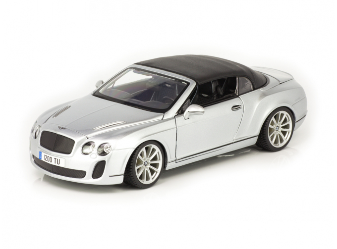 Bentley Continental Supersports Convertible 2012 серебристый