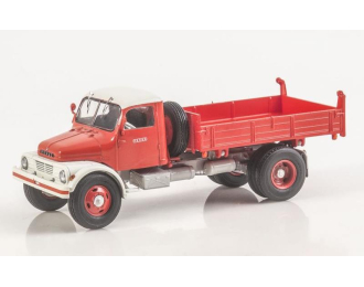 PRAGA S5T-3 самосвал, красно-белый