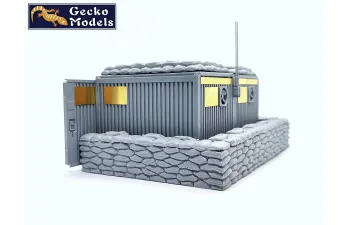 Сборная модель US Military Base Temporary Command Station Vietnam War Era