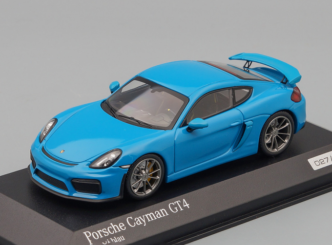 PORSCHE Cayman GT4, miami blau