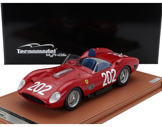 FERRARI 250tr Testarossa 3.0l V12 Spider №202 Targa Florio Cliff Allison - Richie Ginther - Giulio Cabianca (1960), Red