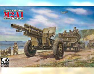 Сборная модель 105mm Howitzer M2A1 Carriage M2