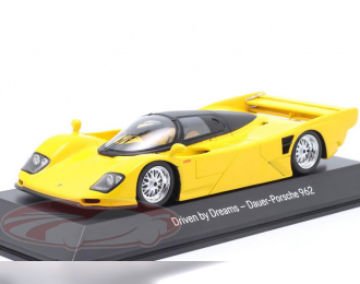 DAUER-PORSCHE 962 Jochen Dauer-75 Years Porsche - Driven by Dreams, yellow / black 
