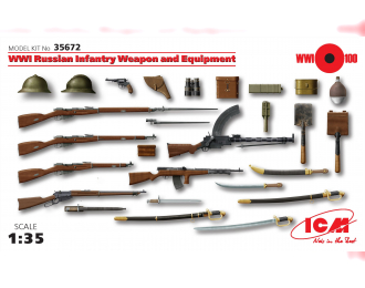 Сборная модель Вооружение и снаряжение пехоты РИА І МВ