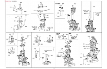 Сборная модель Японский линкор FUSO PREMIUM
