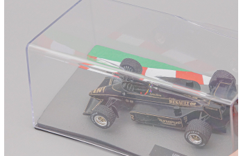 (Уценка!) LOTUS F1 97t Renault Turbo №12 Season (1985) Ayrton Senna, Black Gold