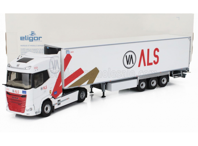 DAF Xg Truck Semi-frigo Als Transports (2021), White