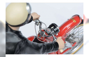 Victoria Avanti with rider figure, red