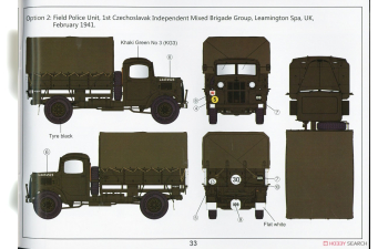 Сборная модель WWII British Army Closed Cab 30-cwt 4x2 GS Truck