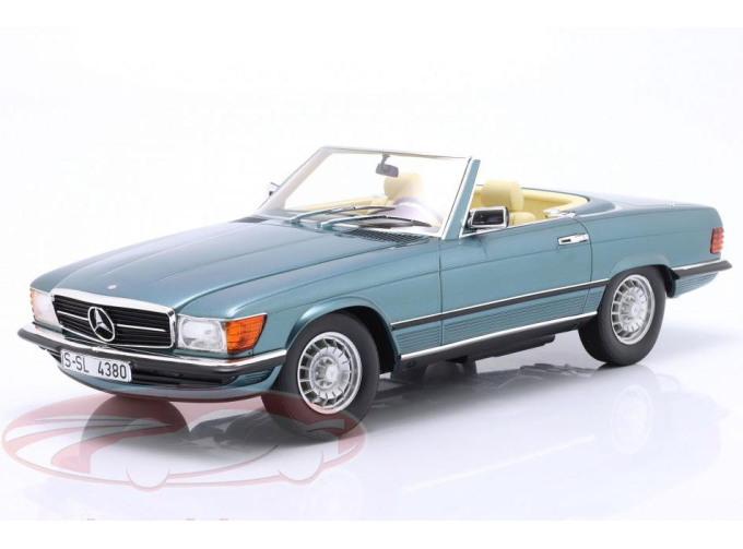 MERCEDES-BENZ  380SL (R107) Cabriolet (1983), green metallic