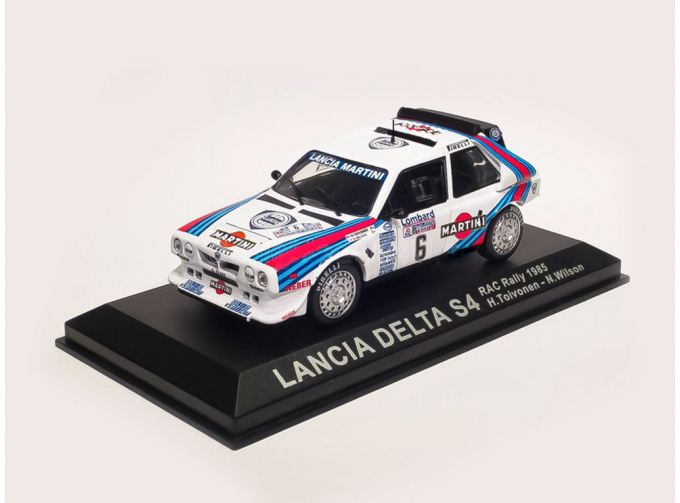 LANCIA Delta S4 #6 RAC Rally H. Toivonen - N. Wilson (1985), white