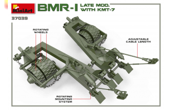 Сборная модель Танк BMR-1 LATE MOD. WITH KMT-7