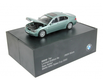 BMW 7 series E65 (2001), green metallic