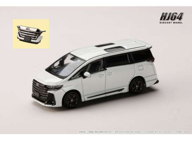 Toyota VELLFIRE Z PREMIER HYBRID (H40W)/Genuine options, Platinum White Pearl Mica