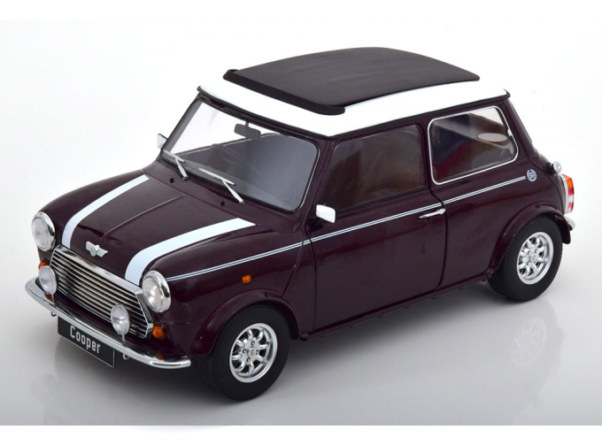 MINI Cooper with Sunroof RHD, purple-metallic white