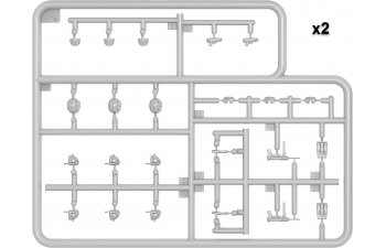 Сборная модель U.S. Weapons & Equipment For Tank Crew & Infantry