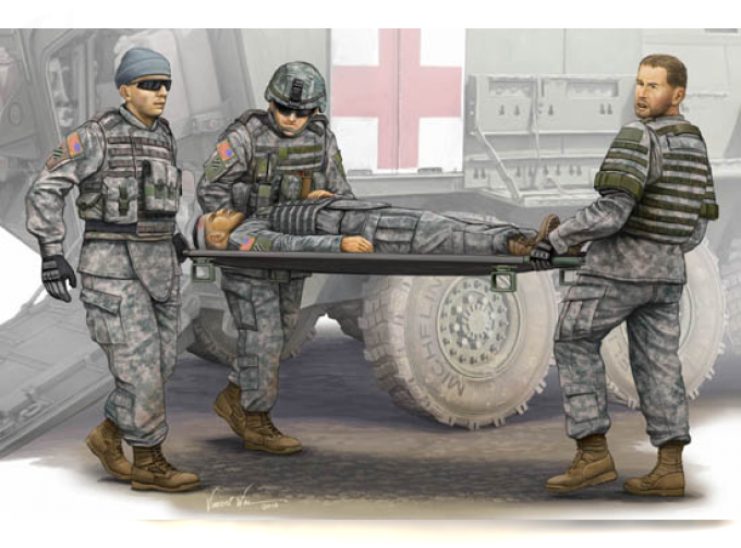 Сборная модель Солдаты  Армия США Бригада Скорой Помощи