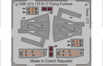 Кресла B-17 Flying Fortress Seats (Academy/ Hasegawa / Revell)