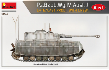 Сборная модель Немецкий командирский танк Pz.Beob.Wg.IV A