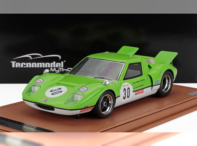 LOTUS 62 Team Chris Barber Racing Team №30 500km Nurburgring (1971) David Brodie, Green White