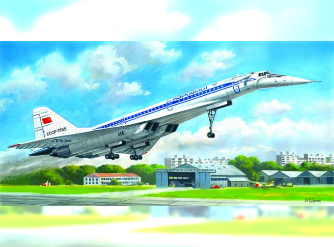 Сборная модель Ту-144Д, Советский сверхзвуковой пассажирский самолет
