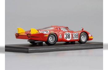 ALFA ROMEO 33/2 #38 5th Le Mans C. Facetti - S. Dini (1968), red