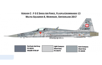 Сборная модель Американский многоцелевой истребитель Northrop F-5E Tiger II (Swiss Air Force)