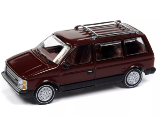 DODGE Caravan (1985), dark red
