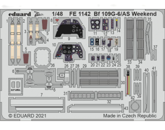 Фототравление для Bf 109G-6/ AS Weekend