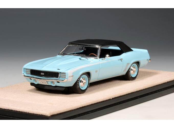 CHEVROLET Camaro RS SS Convertible (закрытый) (1969), Carolina Blue