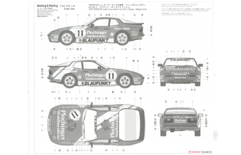  Сборная модель PORSCHE 944 turbo RACING " 1987 Porsche Turbo Cup Winner"