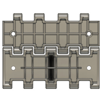 Сборные траки Вафельные Тип 34, Тип 1