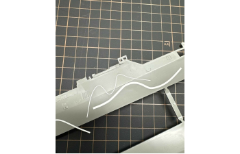 Маска окрасочная полосы, белая виниловая плёнка 3 мм (лист 90х150)