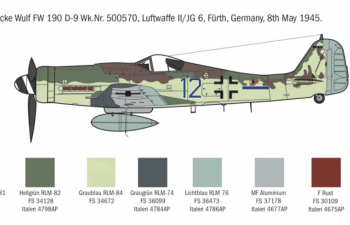 Сборная модель Самолет FW 190 D-9