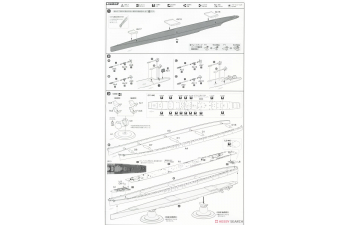 Сборная модель Full-Hull IJN Series IJN Light Cruiser Sakawa (w/Photo-Etched Parts)