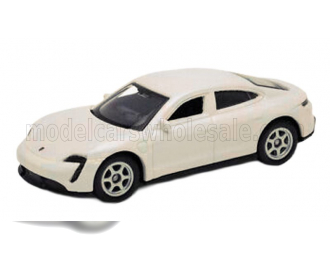 PORSCHE Taycan Turbo S (2019), cream