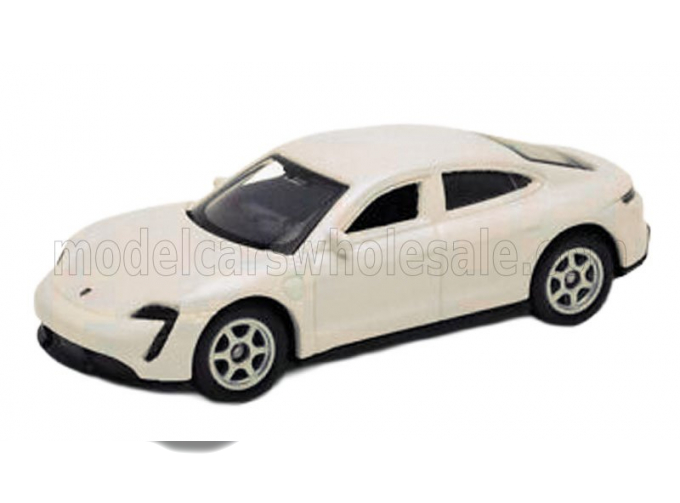 PORSCHE Taycan Turbo S (2019), cream