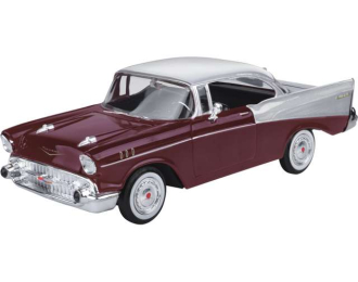 CHEVROLET Bel Air Hardtop (1957), burgundy