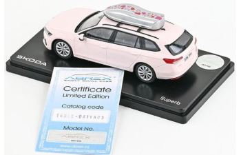 SKODA Superb IV Combi (2023) Специальное лимитированное издание на день святого Валентина (2025), белый