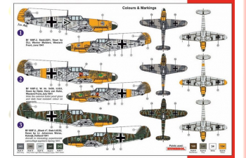 Сборная модель Messerschmitt Bf 109F-2