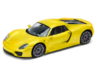 PORSCHE 918 Spider Hard-top Closed (2015), yellow