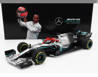 MERCEDES GP F1 W10 Eq Power+ Team Amg Petronas Motorsport №44 World Champion Winner Monaco Gp (2019) Lewis Hamilton, Silver Black