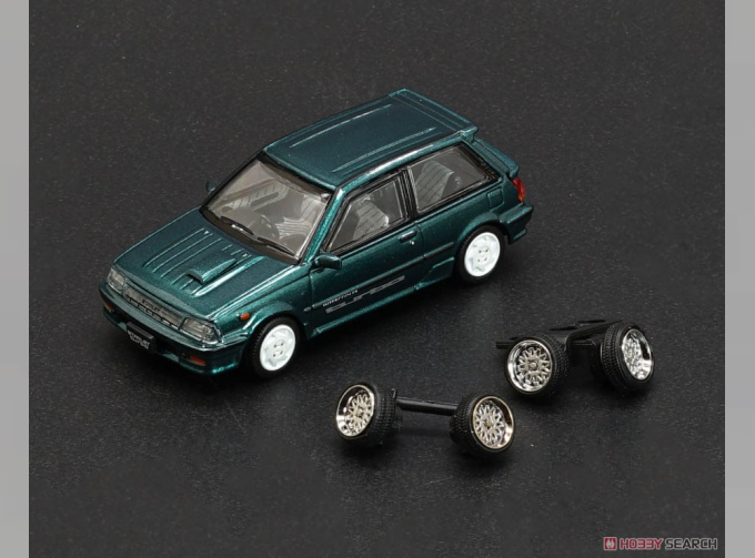 TOYOTA Starlet Turbo S EP71 (1988), green