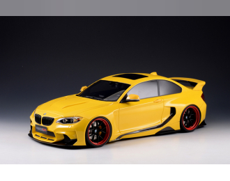 BMW M235 MTC Black Sails Widebody DarwinPRO 2015 Yellow