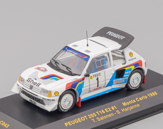 PEUGEOT 205 T16 Evo2 #1 "Peugeot Talbot Sport" 2 место Rally Monte Carlo 1986 Salonen - Harjanne