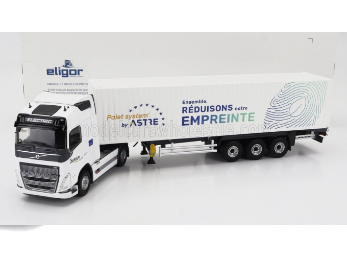 VOLVO Fh4 500 Truck Container Astre Transports (2020), White