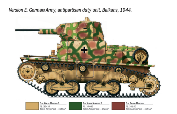 Сборная модель TANK L6/40 Carro Armato Military 1936